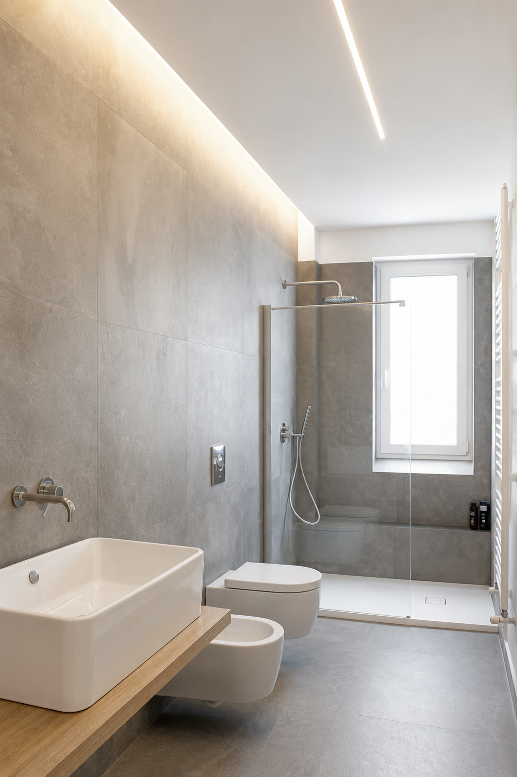 Rivestimenti e piastrelle in un bagno
